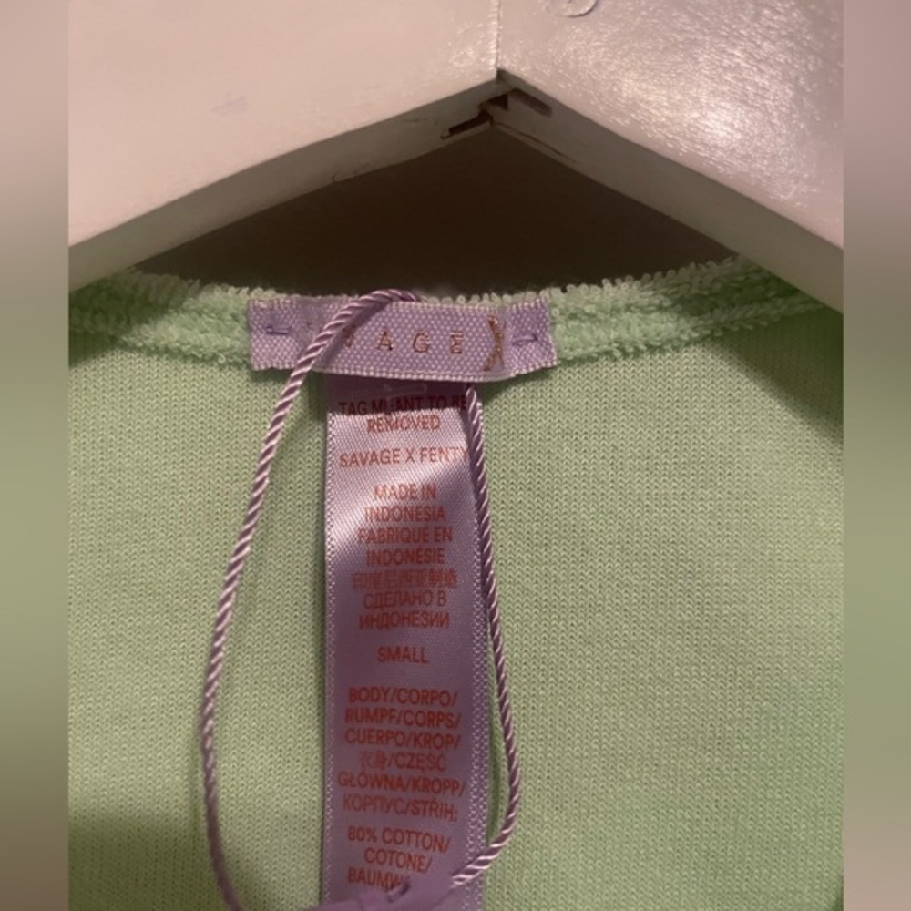Savage Fenty‎ Terry cloth Bodysuit size small - Picture 4 of 7